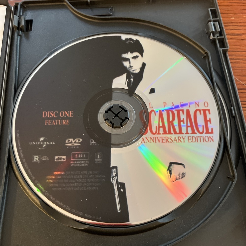 Scarface (Widescreen Two-Disc Anniversary Edition) - DVD - VERY GOOD Tested - Picture 5 of 7